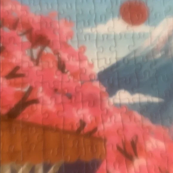 Puzzle by Pieces and Peace. 500ct. Fuji Blossoms - Picture 5 of 9
